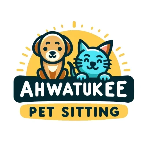 Happy dog and happy cat side by side